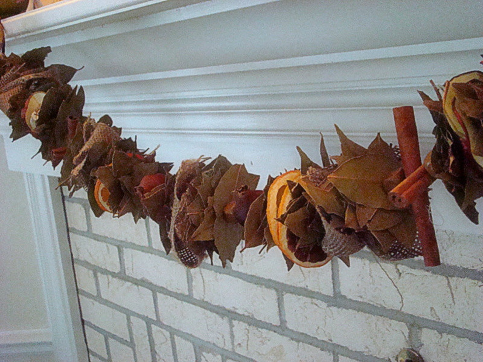 Holiday Garland Dried Fruit and Spice Garland Apple and Etsy