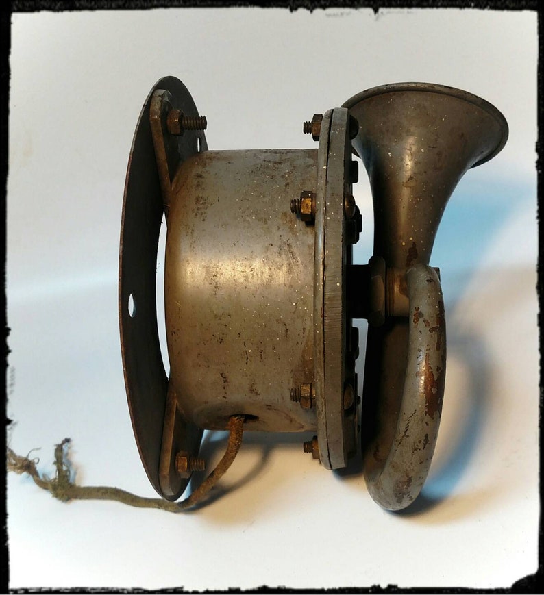 Collectible WW2 Air Raid Siren / Naval Ship Gray Siren / Etsy