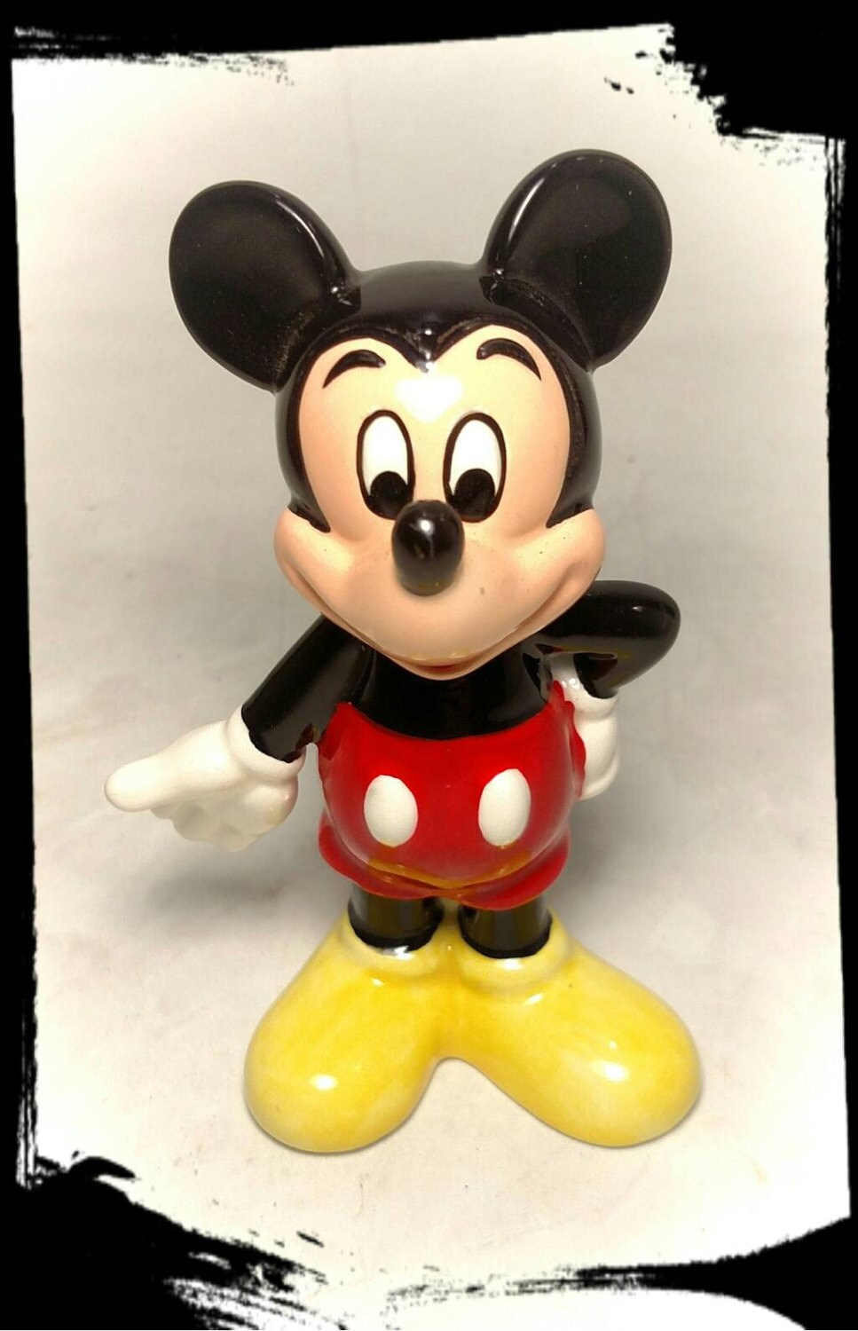 Collectible Mickey Mouse Figurine / Disney Knick Knack / Disneyana
