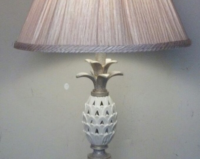 Lenox Quoizel Pineapple Lamp // RARE Lenox Lamp // F574 Etsy