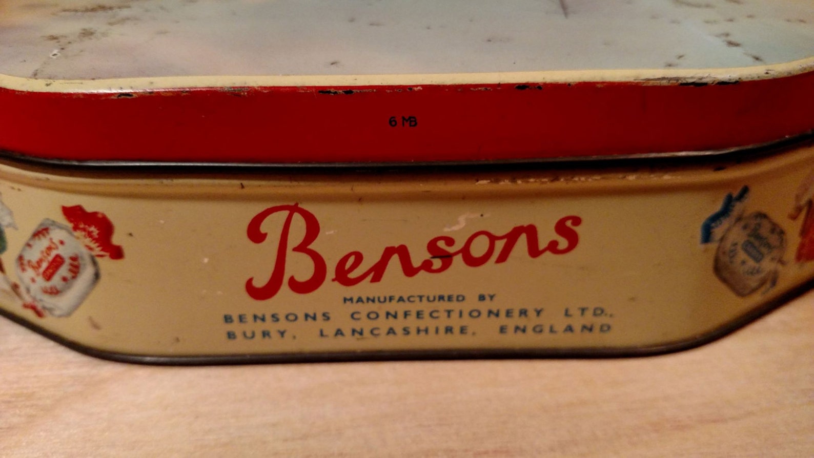 Vintage Bensons Confectionery Tin RMS Queen Mary / Bensons Etsy