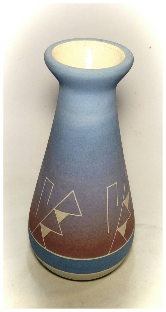 Collectible Handmade Sioux Pottery Vase Signed Brave Hawk / Etsy