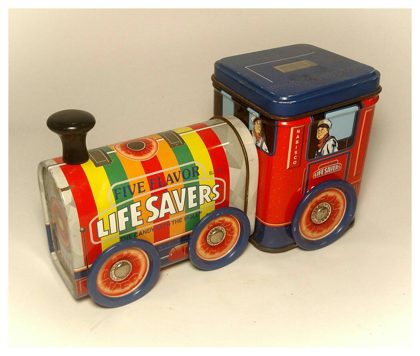 Collectible Life Savers Five Flavor Train Tin / Candy Tin/ Candy Box ...