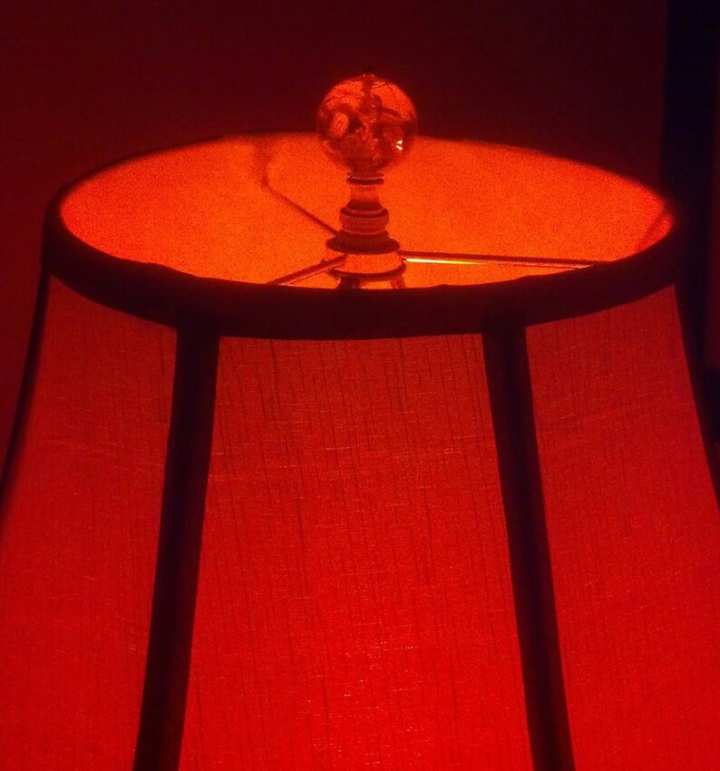 Vintage Retro Desk Lamp Table Lamp Amber Glass with White 5 - Table Lamps - iD Lights image