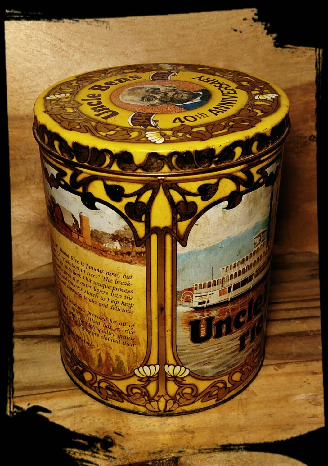 Collectible Uncle Ben s Rice Tin Uncle Ben s 40th 