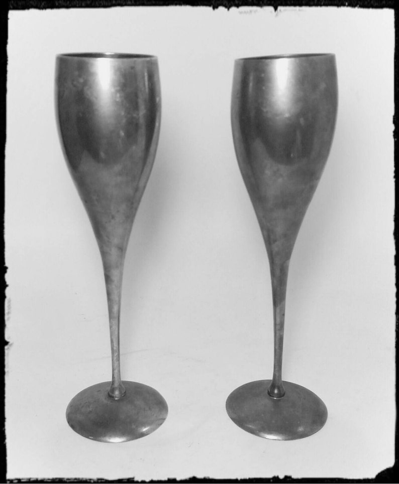 Collectible International Silver Co Wine Goblets Silverplated India