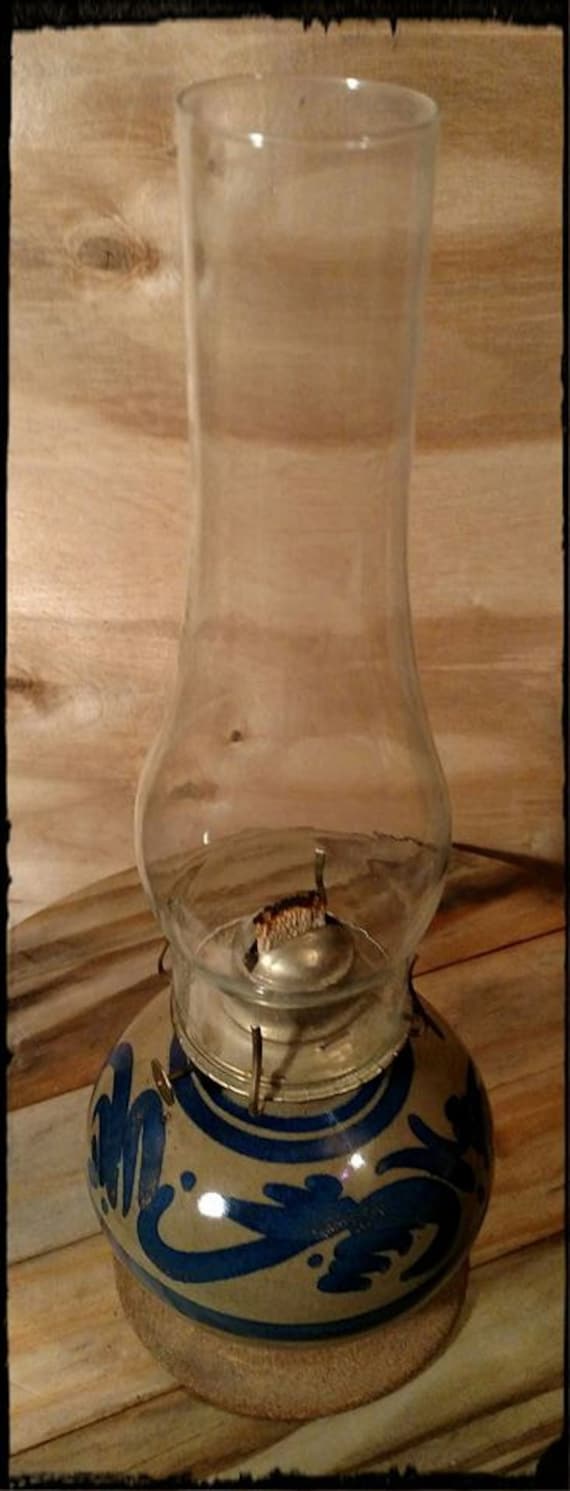 Oil lamp hurricane glass deals