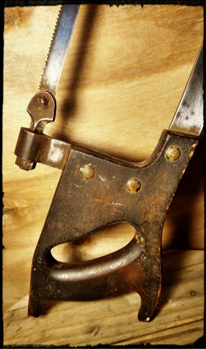 Vintage Henry Disston and Sons Hand Meat Saw 21 Inch Blade / Etsy