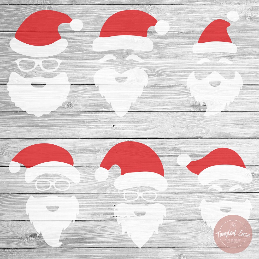 Santa Face SVG Christmas SVG Santa Svg Santa Claus Svg - Etsy