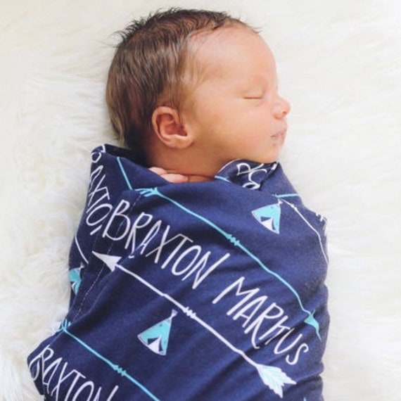 etsy personalised baby blanket