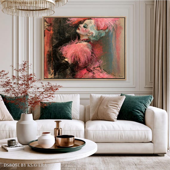 Portrait Wall Art Print, (Framed Canvas, Metal, Acrylic, Photo board) | Large Home Decor DS0805E
