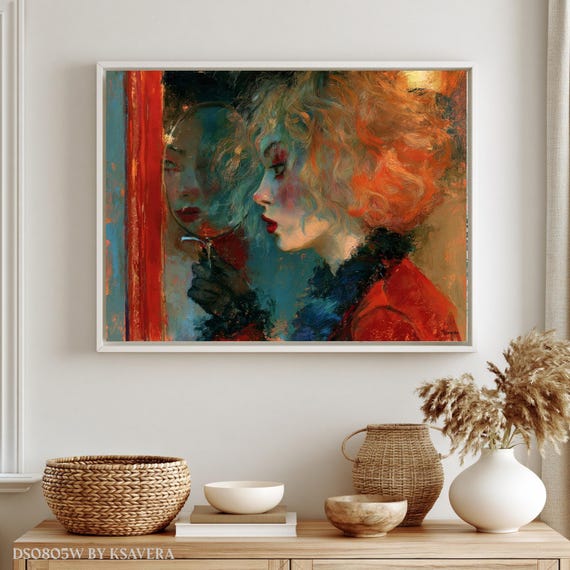 Reflection Wall Art Print, (Framed Canvas, Metal, Acrylic, Photo board) | Large Home Decor DS0805W