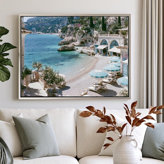 Mediterranean Wall Art Print, (Framed Canvas, Metal, Acrylic, Photo board) | Large Home Decor DS0804A