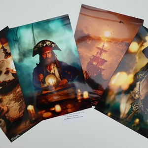 Pirats DS0014 Limited edition 10 Print set of 4 sheets synthography Printed on glossy premium fine art photo paper 20x30 cm imagem 7