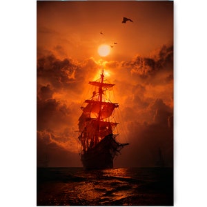 Pirats DS0014 Limited edition 10 Print set of 4 sheets synthography Printed on glossy premium fine art photo paper 20x30 cm imagem 4