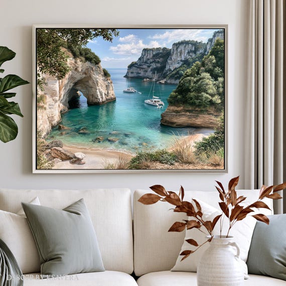 Sea Wall Art Print, (Framed Canvas, Metal, Acrylic, Photo board) | Decor DS0807P