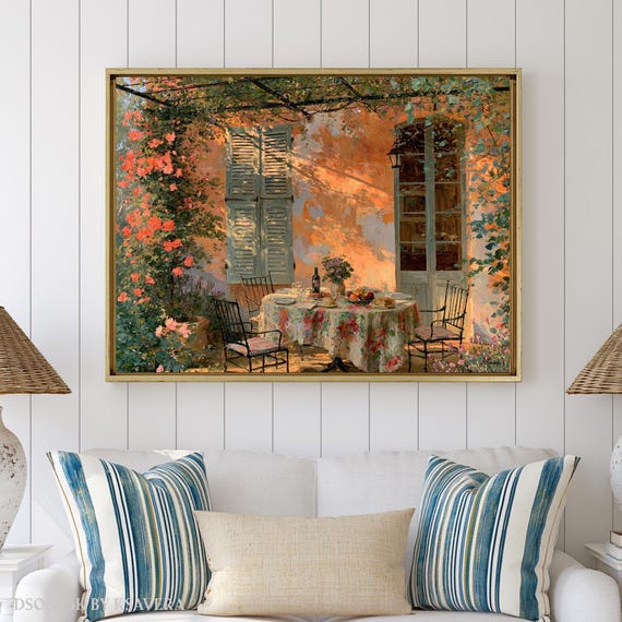 Dinner Wall Art Print, Large Home Decor (Framed Canvas, Metal, Acrylic, Photo board) | DS0805K