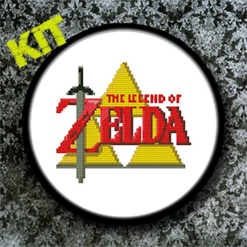 KIT Cross Stitch ZELDA Cross Stitch KIT Choose your color Etsy