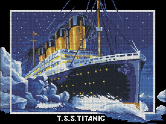 Titanic Cross Stitch Chart