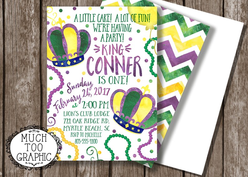 mardi gras 1st birthday