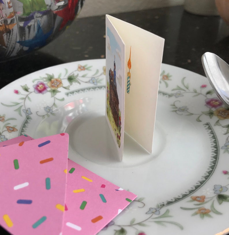 Hand Painted Mini Greeting Card