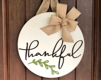 Thanksgiving Door Etsy