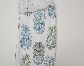 Crochet Topped Towel