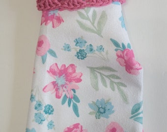 Crochet Topped Towel