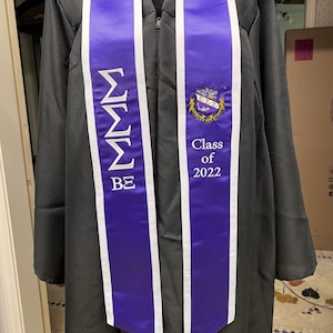 Sigma Sigma Sigma Graduation Stole