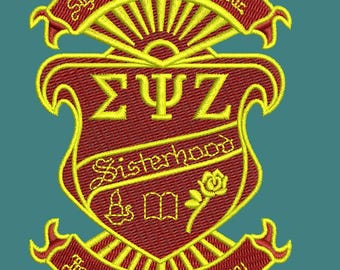 Sigma Psi Zeta Graduation Stole – Custom Embroidered Sorority Stole