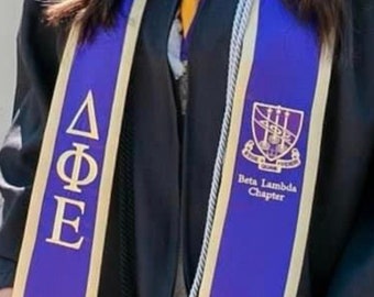 Delta Phi Epsilon Graduation Stoles