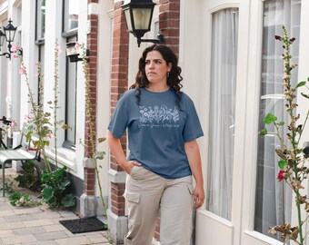 Camiseta Crecer en Gracia - Bordada