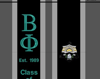 Beta Phi Graduation Stoles
