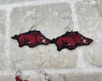 Pendientes de Arkansas Razorback