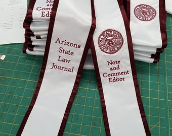 GRADUATION EMBROIDERED STOLES