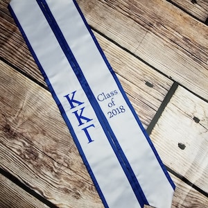 Kappa Kappa Gamma Graduation Stoles