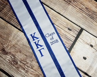 Kappa Kappa Gamma Graduation Stoles