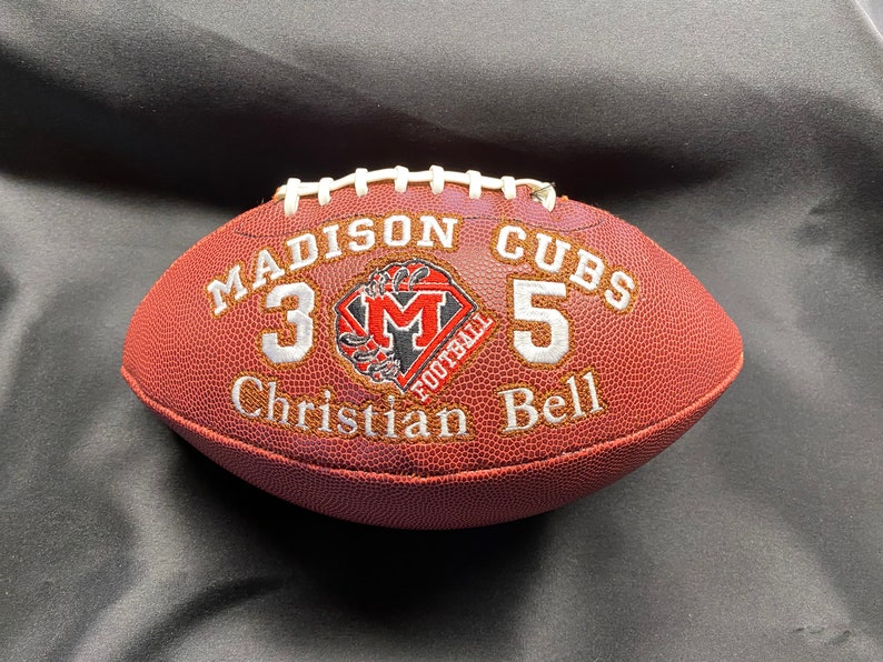 Custom Embroidered Footballs image 6