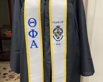 Theta Phi Alpha Graduation Stole – Custom Embroidered Sorority Stole (Class of 2022)