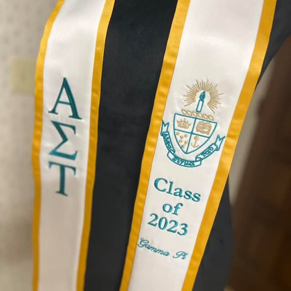 Alpha Sigma Tau Graduation Stoles