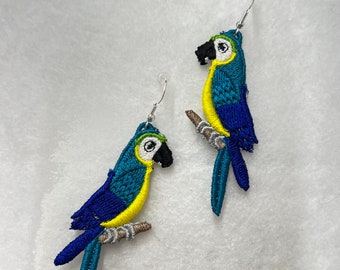 Macaw Lace Earrings