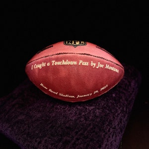 Custom Embroidered Footballs image 1