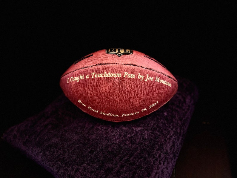 Custom Embroidered Footballs image 1