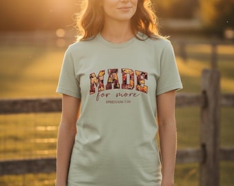 Camiseta HECHO para Más - Efesios 2:10