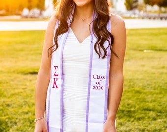 Sigma Kappa Graduation Stoles