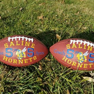 Custom Embroidered Footballs image 2