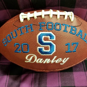 Custom Embroidered Footballs image 3