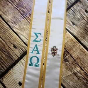 Sigma Alpha Omega Graduation Stoles