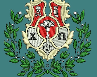 Chi Omega Graduation Stole
