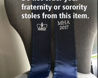 Stoles - Embroidered Satin